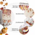 thumbnail image 6 of Shower Curtains for Bathroom-72"x72",Autumn Country Pumpkins on Letter Waterproof Bath Curtain Grommet Shower Curtain Set, 6 of 7