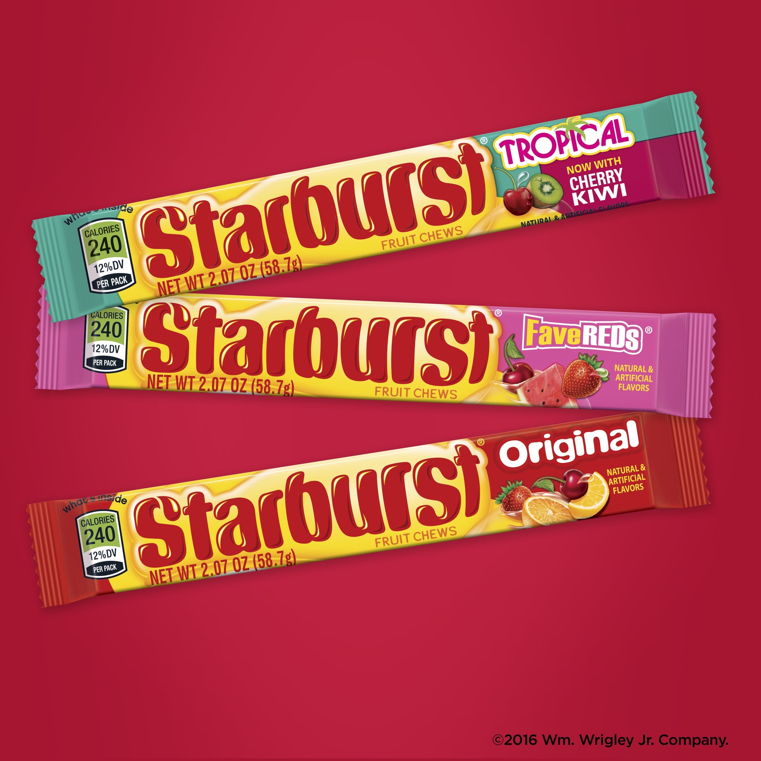 Skittles and Starburst Fruity Candy Variety Box, 30 Single Packs
