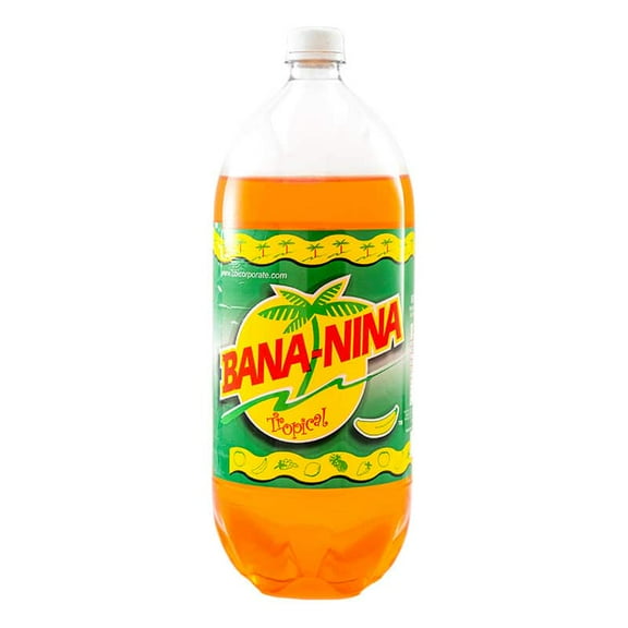 Iberia Bananina Soda, 2 Liter Bottle