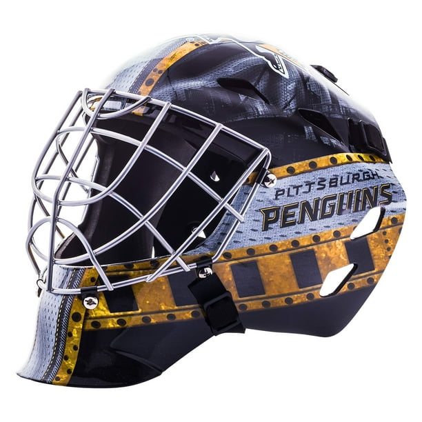 Mascarilla facial de portero Franklin Sports Pittsburgh Penguins NHL