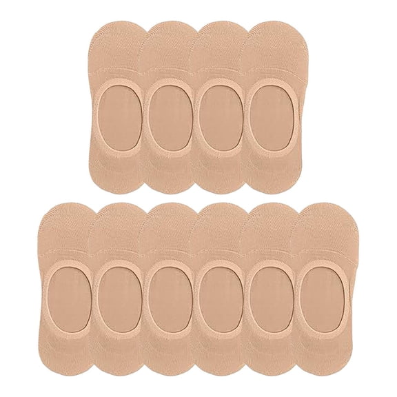 Wuphunn Socks for Flats Invisible Socks for Women Non Slip Flat Socks Ballet Flat Socks Womens Low Cut Socks for Women Womens No Show Socks Loafer Socks Beige One Size