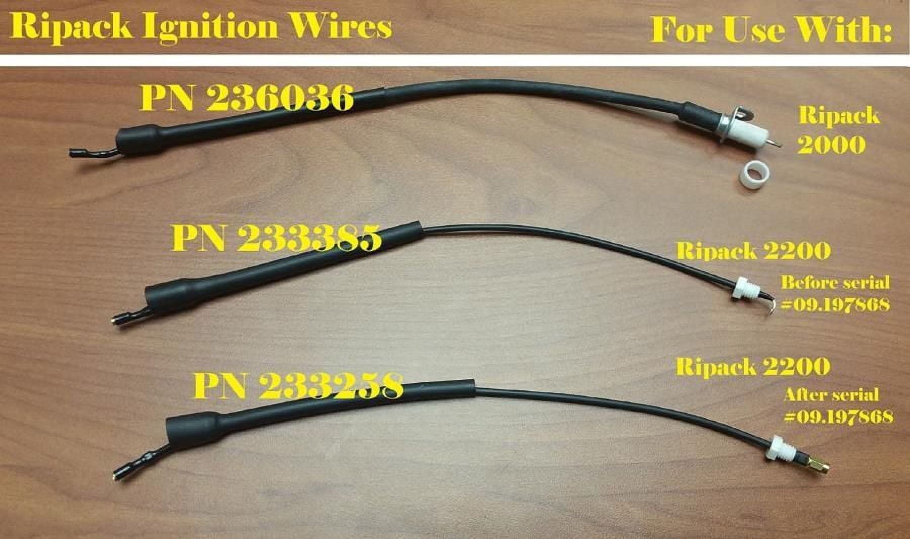 Ripack 2000 Heat Gun Complete Ignition Wire with Spark Plug - Part #236035