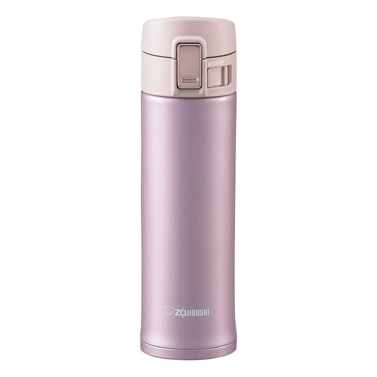 Zojirushi StickSteel Vacuum Insulated Portable Mug, Lavender Pink, 16 oz