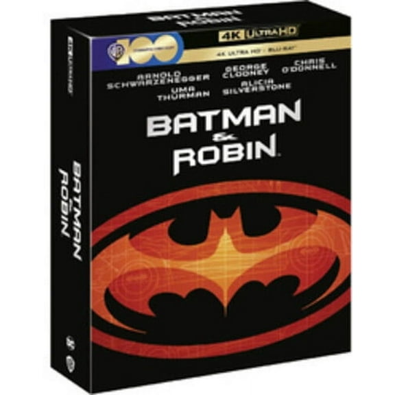 Batman & Robin (Ultimate Collector's Edition - Steelbook Boxset includes Poster, Lobby Cards, Photo Cards & Character Cards) (4K Ultra HD) (Steelbook), Warner, Action & Adventure