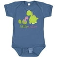 thumbnail image 3 of Inktastic Little Sister Purple Girls Baby Bodysuit, 3 of 5