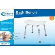 Viverity Adjustable Bath Bench without Back, B102-2R