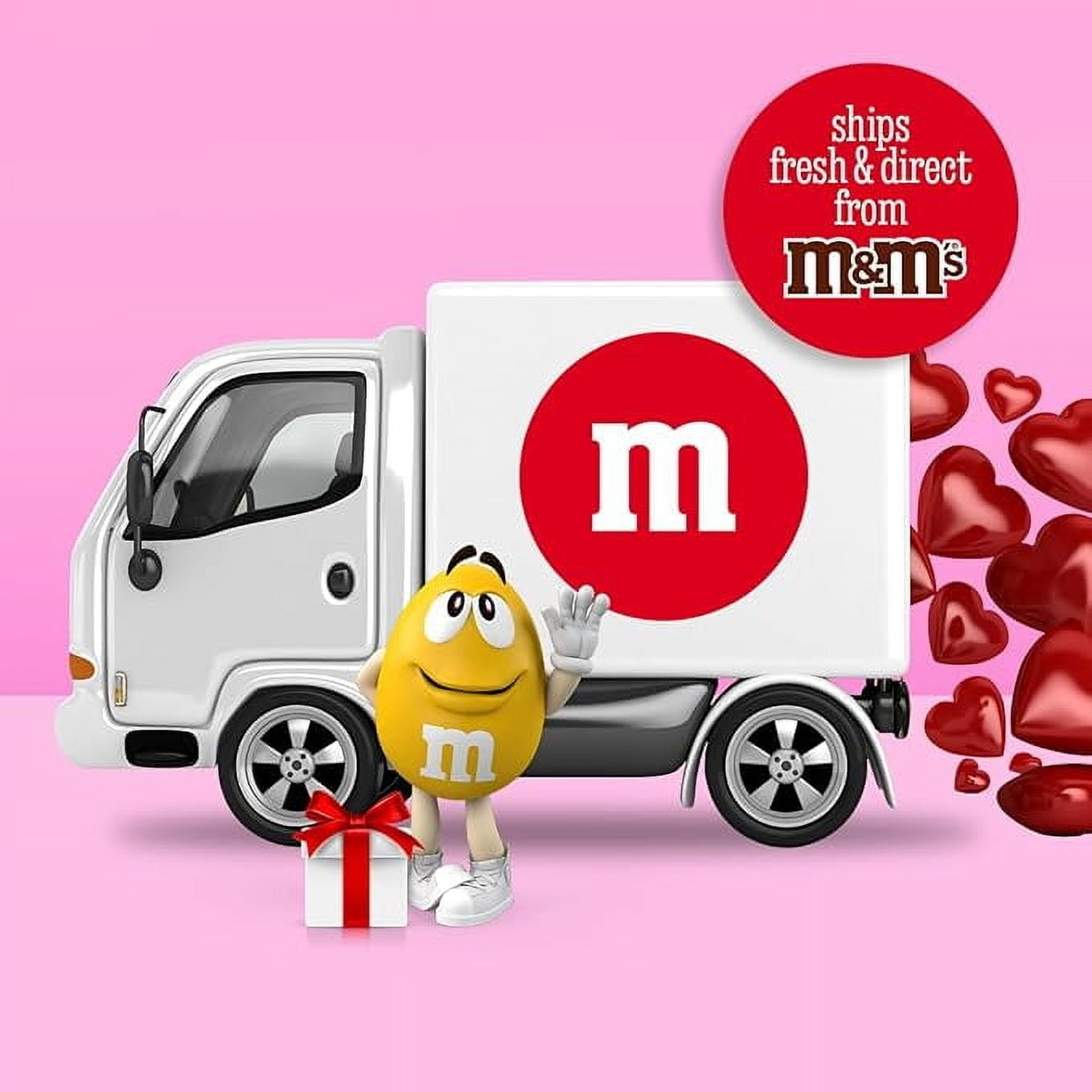 M&M’S Galentine’s Day Chocolate Candy, 2lb Resealable Bulk Bag