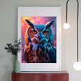 thumbnail image 2 of Diamond Art Kits for Adults - 5d Vibrant Owl Portrait Colorful Glow Diamond Painting for Adults, Diamond Art for Adults Beginners, Diamond Painting Kits for Adults for Home Wall Decor, 2 of 7