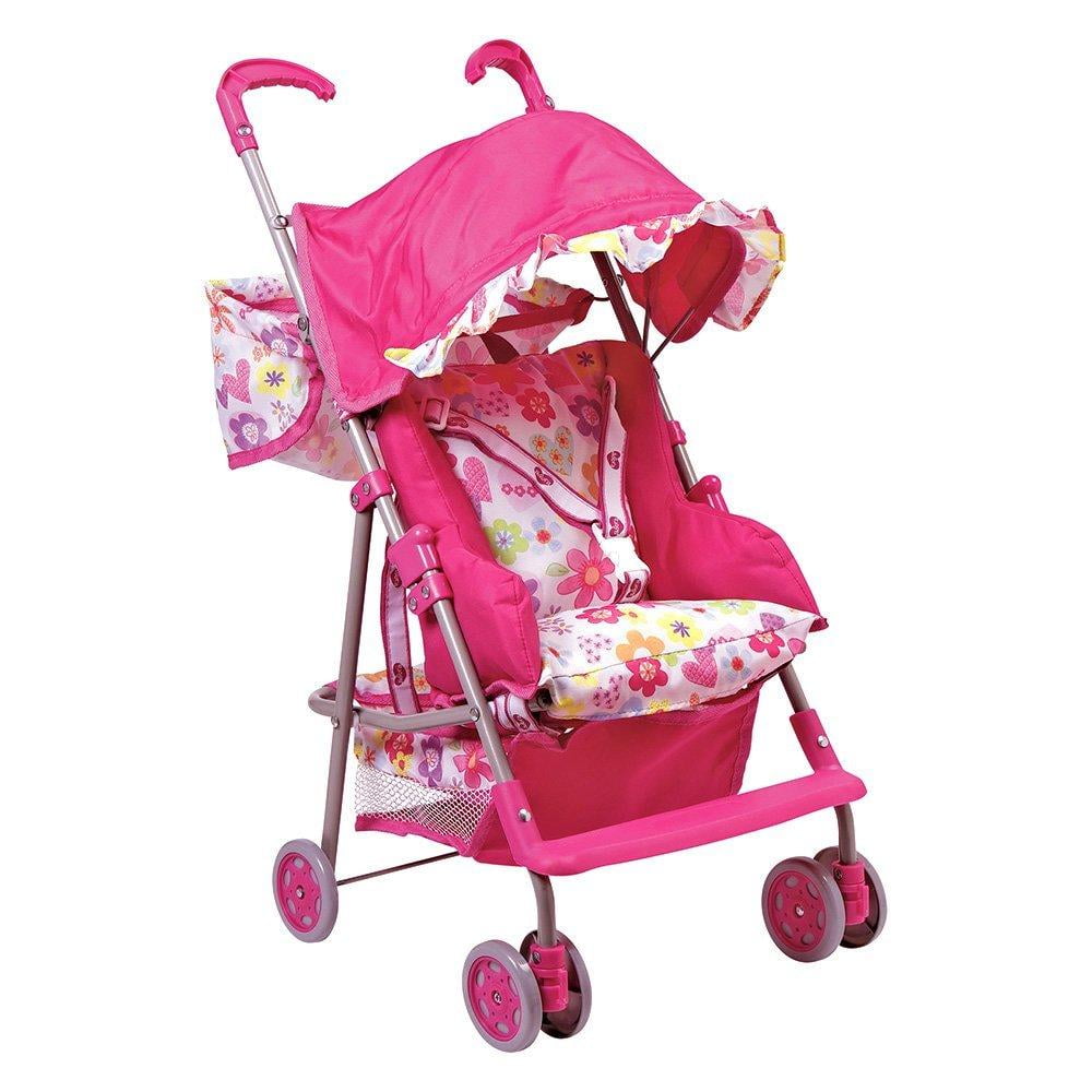 Perfect Stroller for Twin Dolls or Siblings Unicorn Malibu Duo Stroller with Front Swivel Wheels