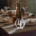 thumbnail image 3 of 10 Pcs Signage Table Number Plate Round Dining Weddings Place Cards Holder Acrylic Signs, 3 of 4