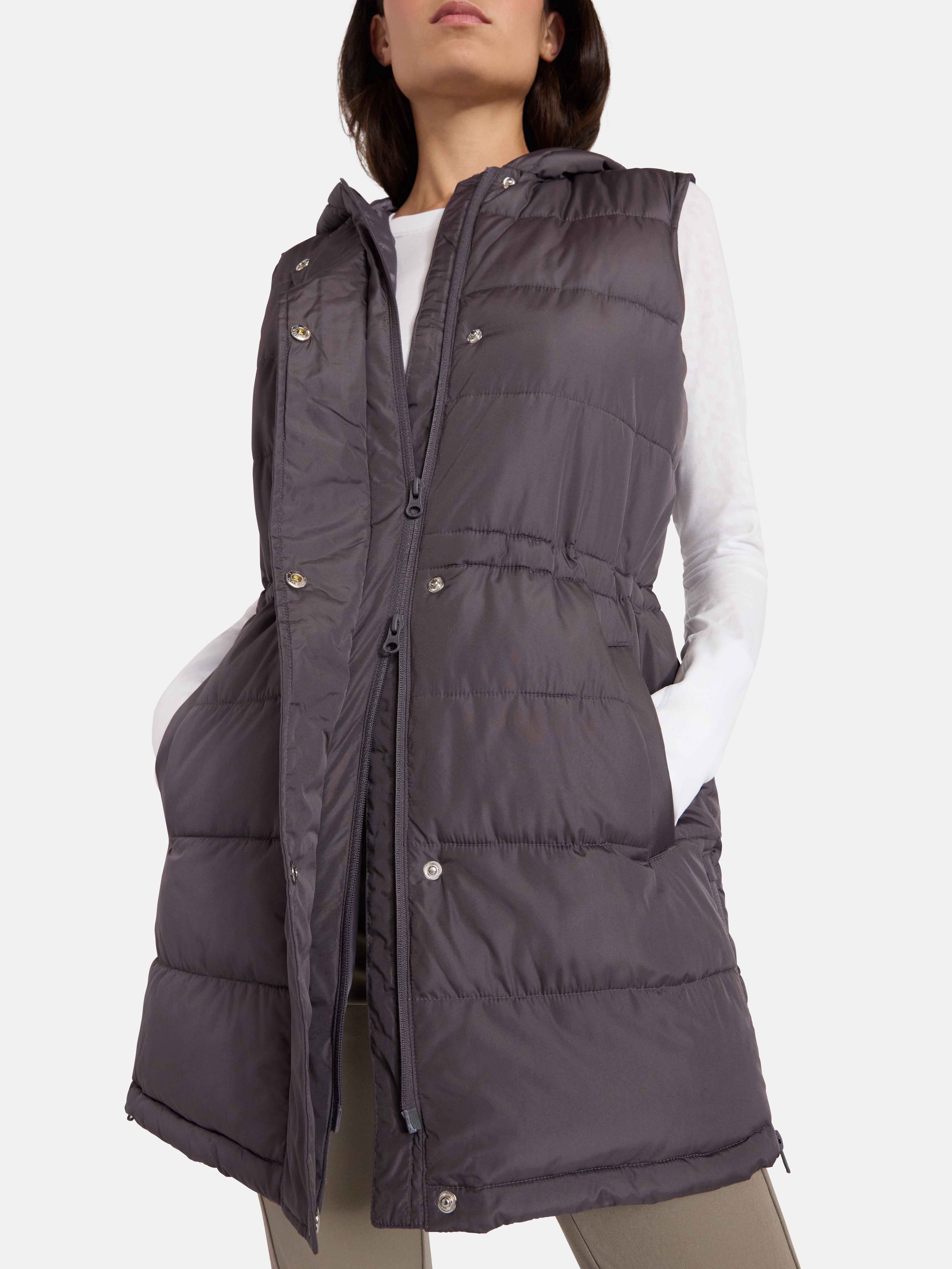 Ozark Trail Women's and Women's Plus Hooded Tunic Vest, Size XS-3X