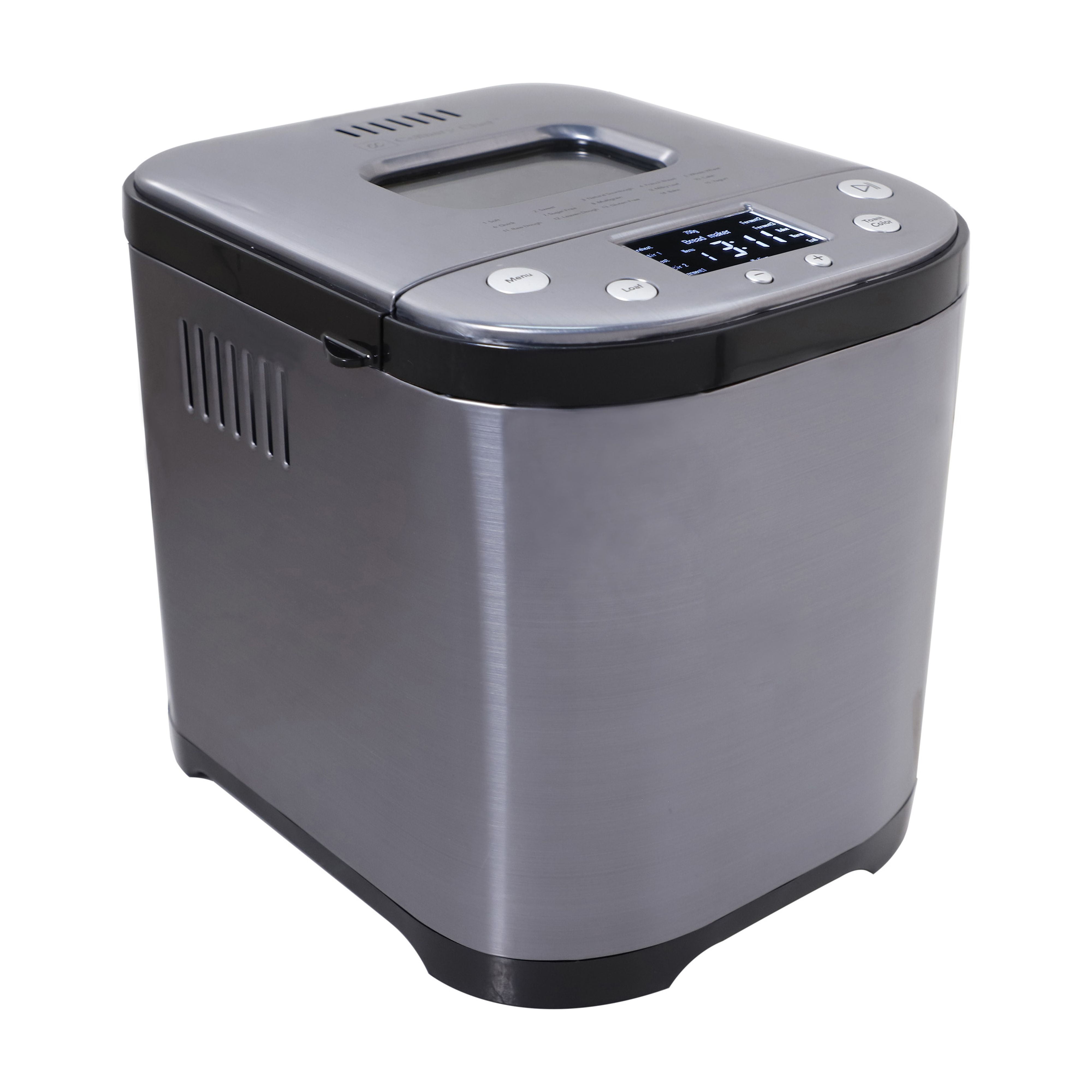 Culinary Chef 15-Program Bread Maker - Stainless Steel Black