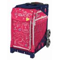 thumbnail image 1 of Sac ZUCA SK8 Sport Insert Rose avec Cadre Bleu Marine Roues, 1 of 7