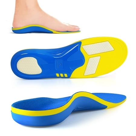 

DACAT High Arch Support Plantar Fasciitis Insoles - Heavy Duty Orthotics Shoe Inserts for Plantar Fasciitis Heel Pain Flat Feet Metatarsalgia Relief Shoe Inserts - Gel Sports Insoles - Work Insoles
