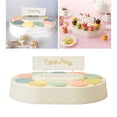 thumbnail image 2 of Soporte Giratorio Sunnimix para Macarrones exhibición de la torta blanco, 2 of 7