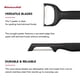 thumbnail image 5 of Juego de peladores KitchenAid Universal, juego de 2 unidades, color negro, 5 of 5