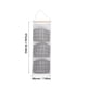 thumbnail image 2 of 3Pcs Household Storage Bags Wall Storage Bag Hanging Storage Pouches for Bedroom, 2 of 5