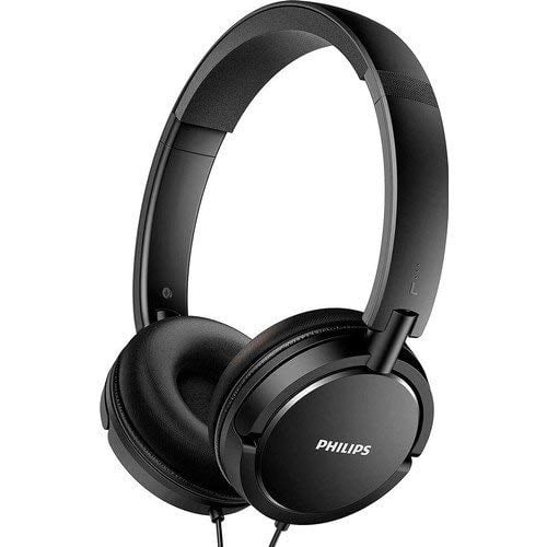 Philips Over The Ear Headphones Foldable Stereo Extra Bass Portable