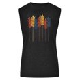 thumbnail image 4 of DailyTrove Women's Feather Arrow Graphic Tank Top - Polyester Casual Summer & Festival Wear, Boho for Outings, 4 of 4