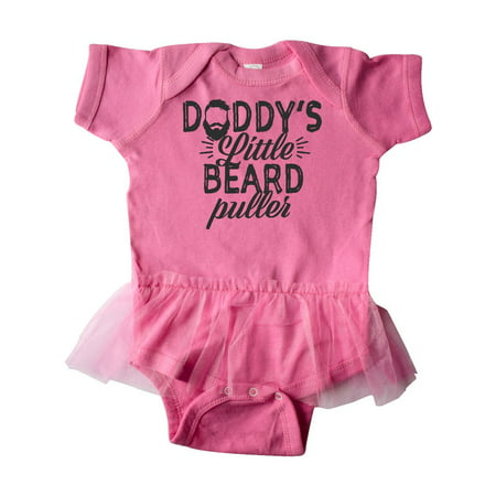 Daddys Little Beard Puller Infant Tutu Bodysuit