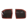 thumbnail image 5 of 4pcs Car Smoked Black Rear Tail Light Decor Cover Taillight Lamp Trim Garnish Lamp Hoods For Outbac, 5 of 5