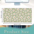 thumbnail image 2 of Gaming Mouse Pad,Cute Daisy Flowers Mouse Pad Non-Slip Rubber Base Desk Mat, Large Extended Mousepad Protector for Home Office 31.5 x 15.7 in, 2 of 6