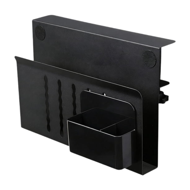 Organizador lateral de mesa, estante con abrazadera para escritorio, soporte colgante para portátil, soporte para portátil con abrazadera para debajo