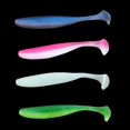 thumbnail image 2 of 6 señuelos de pesca de silicona de 9 cm y 4,3 g de sábalo blando, para pececillos, gusanos de agua dulce y salada, cebos artificiales para lubina, 2 of 5