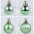 thumbnail image 5 of KCEHTA 24PCS Christmas Ball Ornaments for Xmas Christmas Tree, 1.18inch Shatterproof Christmas Baubles Christmas Tree Ball Ornaments Set for Holiday Wedding Party Decoration, 5 of 7