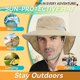 thumbnail image 4 of Sombreros unisex para exteriores, protector solar, ala ancha, sombrero de pesca, solapa para el cuello, UPF 50+, color caqui Sincero Electrónica, 4 of 5