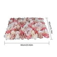 thumbnail image 5 of ToppiJoy Artificial Flower Wall Panel Set, 6 Pcs Silk Fabric & Plastic Mesh, Garden Decoration, Realistic Flower Backdrop for Weddings, Parties, & Outdoor Privacy, 5 of 11