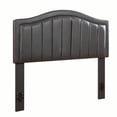 thumbnail image 2 of Traditional Grey Faux Leather Upholstered Queen/Full Headboard, 2 of 2