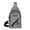 Grey, variant on Crossbody Bag Lightweight Waterproof with Adjustable Strap,for Men Women,for Daily Travel Outdoor Sports