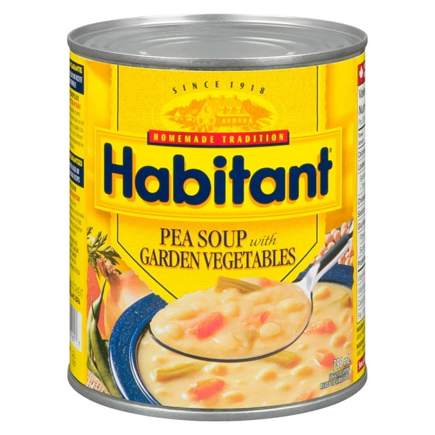 Soupe aux pois avec légumes du jardin d'Habitant 796 ml
