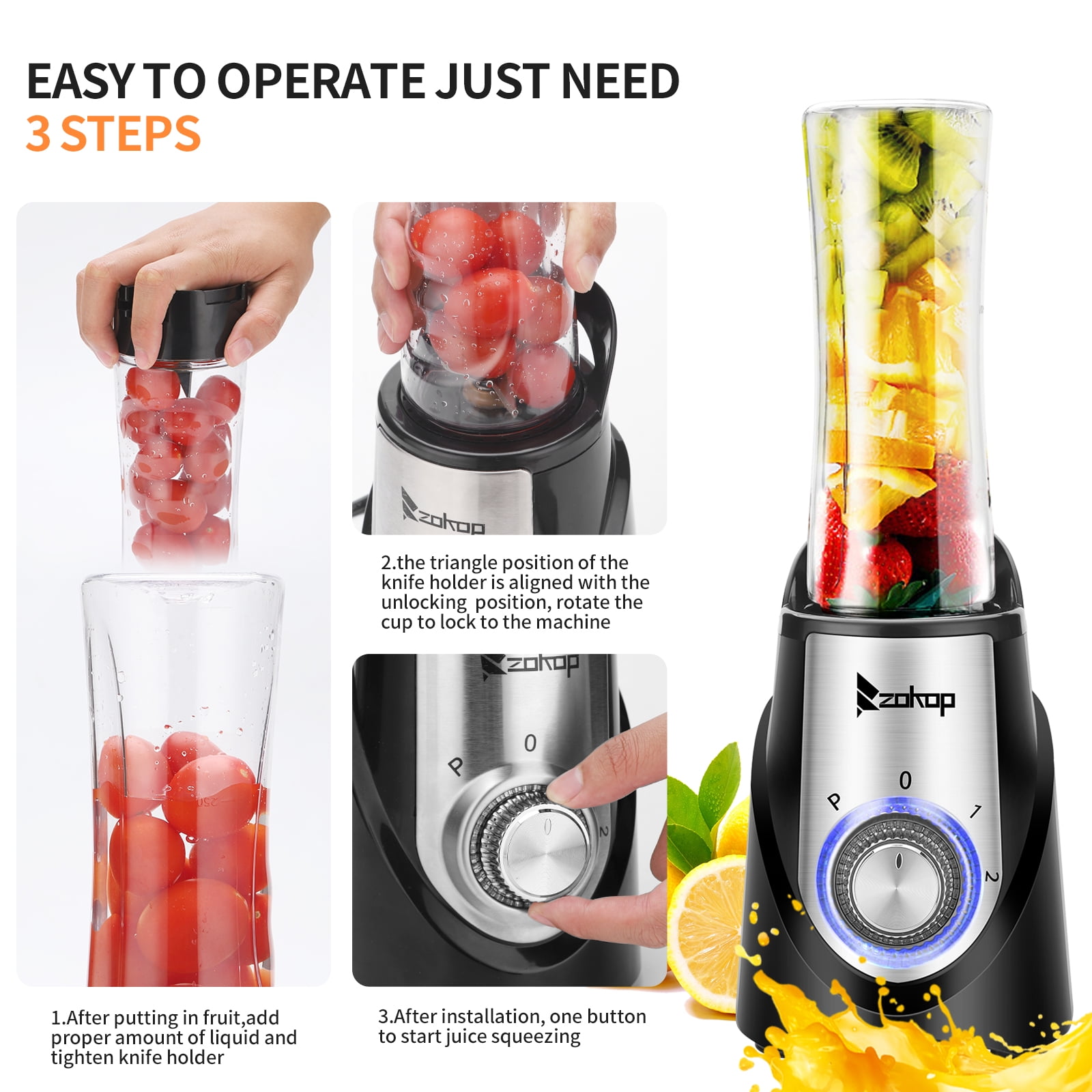 WSBDENLK Kitchen Appliances Clearance Portable Blend-Er, Smoothies Personal  Blend-Er Mini Shakes Juicer Cup Usb Rechargeable for Home, Travel