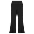 thumbnail image 6 of Miaeowve Mens Fringe Rumba Tango Salsa Practice Pants Stretch Fit Classic Flared Disco Tassel Trousers Black XXL, 6 of 6
