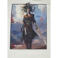 thumbnail image 2 of Magic The Gathering Woman With Sword Men's White Tshirt - 4XLB, 2 of 3