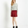 thumbnail image 5 of Aeropostale Womens PLAY Quilted Sweatshirt, Grey, Juniors, X-Small, 5 of 5
