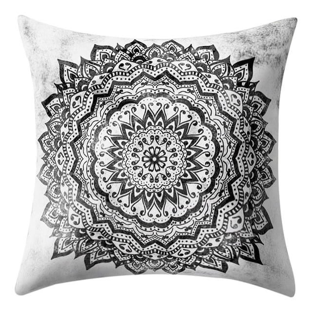 Fundas de almohada cuadradas Vhermosa Datura Blossom 45 x 45 cm Elegancia floral