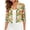 01 Green, variant on Women's Tops, Tees & Blouses 3/4 Sleeve Open Front Cropped Bolero Shrug Cardigan Top