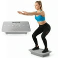 thumbnail image 1 of Gymax Vibration Plate Exercise Machine w/ Gravity Sensor Remote Control Bluetooth Grey, 1 of 10