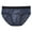 Blue, variant on Men Panties Breathable Mesh Elastic Mid Waist Color Block No Trace Inside Wearing Large Size Ice Silk Male Underwear Briefs for Daily Life,Blue L