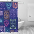 thumbnail image 3 of XMXT Waterproof Shower Curtain Liner with Iron Hooks, Mexican Skeleton Decoration Painting Shower Curtains for Bathroom Decor Accessories, 72 x 72 inches, 3 of 8