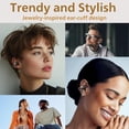 thumbnail image 5 of JVC Nearphones Open Ear True Wireless Headphones - Earcuff Earbuds - Bluetooth 5.3-24H Playback - IPX4 Water Resistant - Built-in Mic - for Awareness & Comfort - iOS/Android/PC - HANP1T, 5 of 13