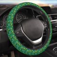 thumbnail image 4 of Cauagu Tennis Rackets and Balls Print Car Steering Wheel Cover - Universal Car Accessory for Diverse Cars for Steering Wheel with a Diameter of 14.5"-15", 4 of 7