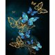 thumbnail image 1 of Wdftyju Pintado a mano DIY mariposa aceite lienzo pintura por números dibujo Kit arte adornos Wdftyju 5gc9ve5pv2sj4fe6, 1 of 9