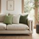 thumbnail image 2 of Fundas de almohada para sofá en verde olivo, juego de 2 fundas de almohada cuadradas suaves de chenilla decorativas estilo granja para sofá, sala de estar, cama, 2 of 4
