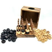 Four In A Row 3D - Wooden Strategy Game