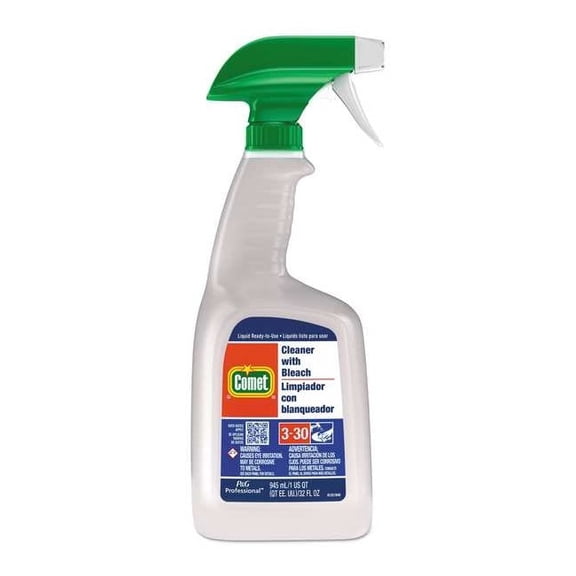 Comet Cleaner with Bleach, 32 oz Spray Bottle, Case of 8