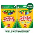 thumbnail image 2 of 12 marqueurs à trait fin Crayola, 2 of 2